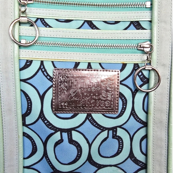 Coach Poppy 3D Op Art Glam Tote Bag - Y2K Vintage Vibe! Excellent Condition ✨ - Picture 6 of 16